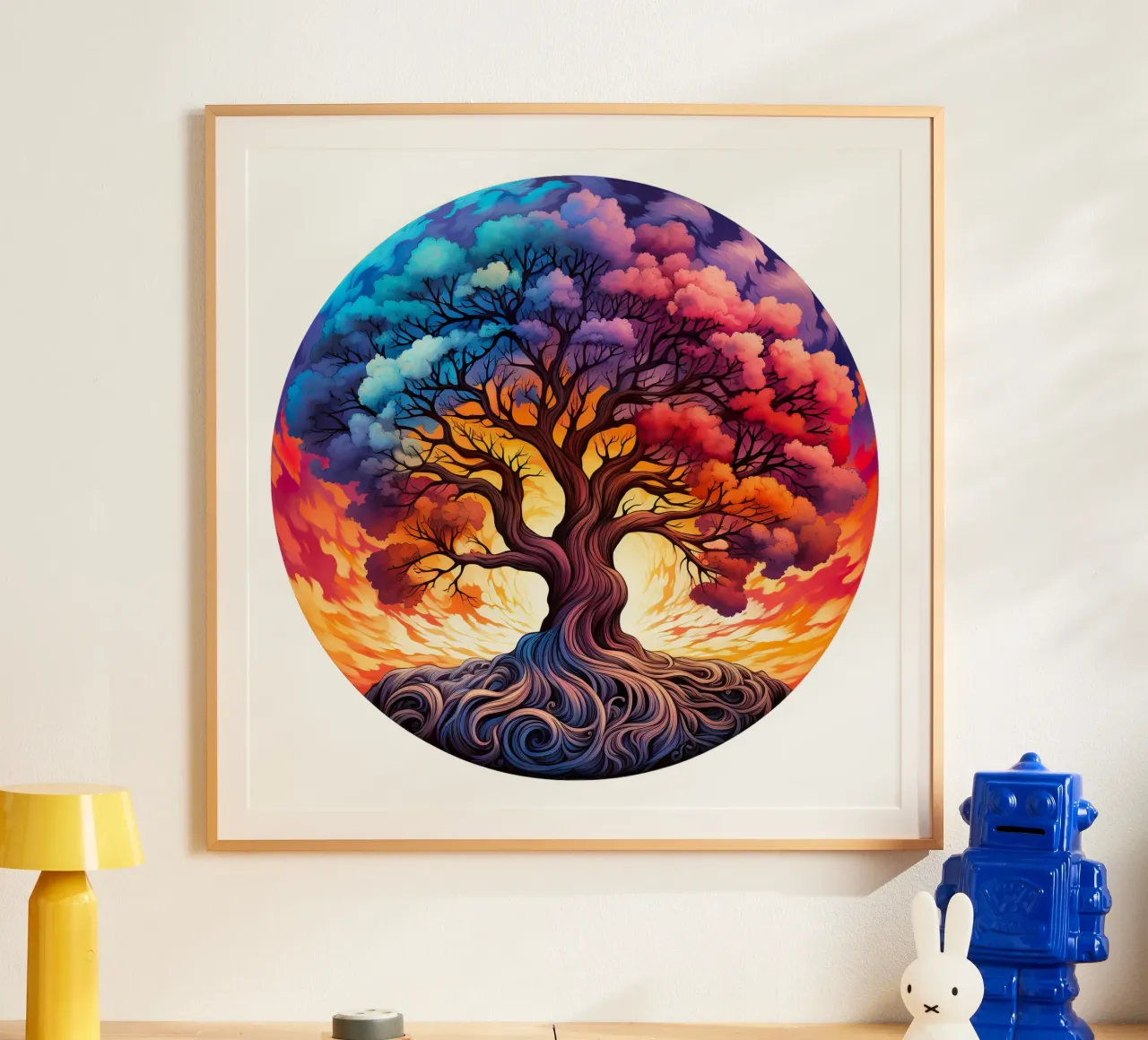 Albero della vita colorato poster da Spiritual Touch