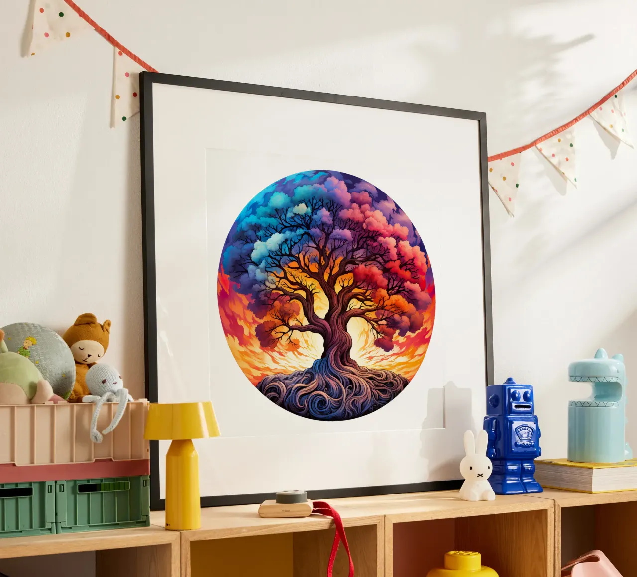 Albero della vita colorato poster da Spiritual Touch