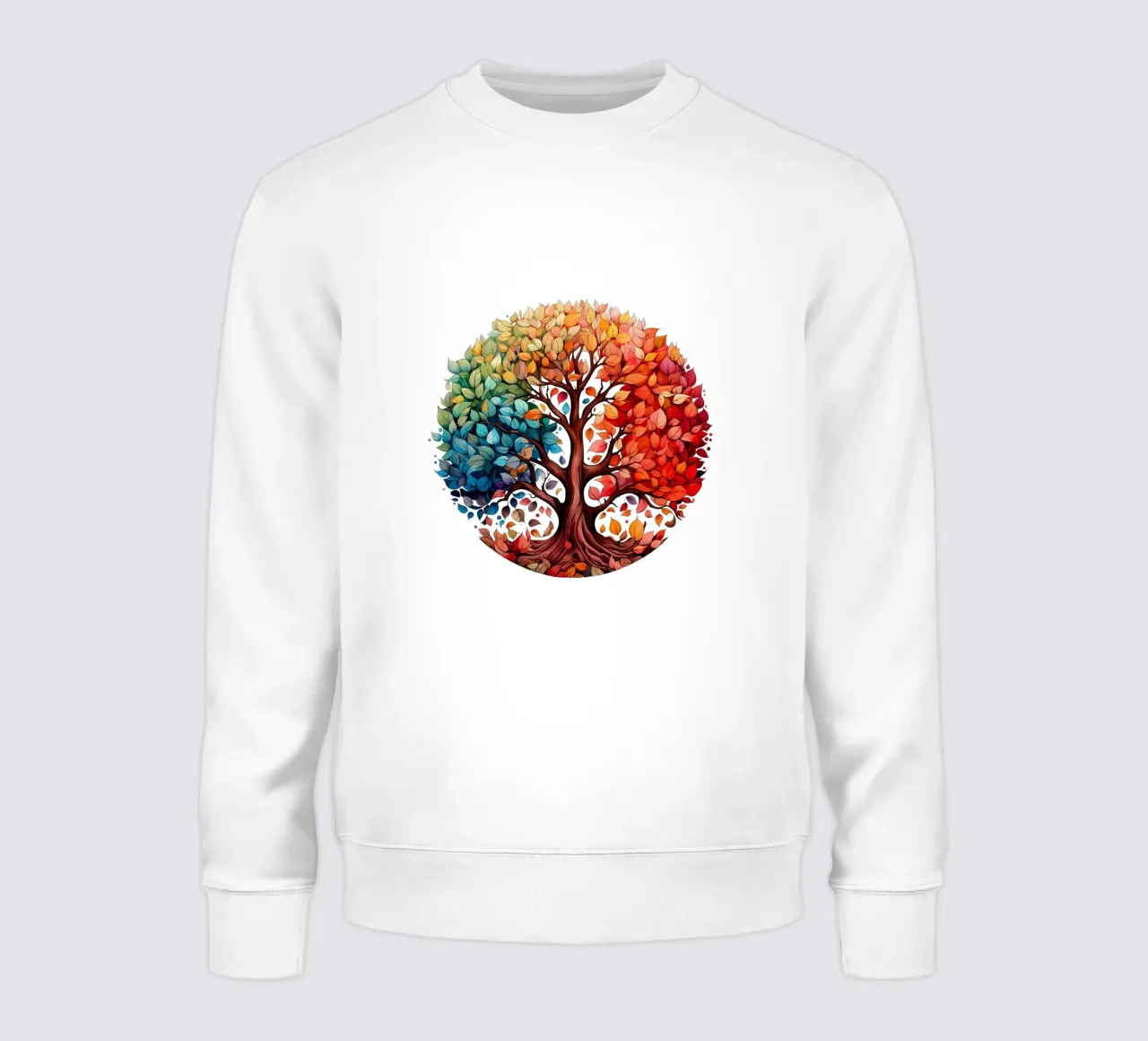 Albero della vita colorato felpa da Spiritual Touch