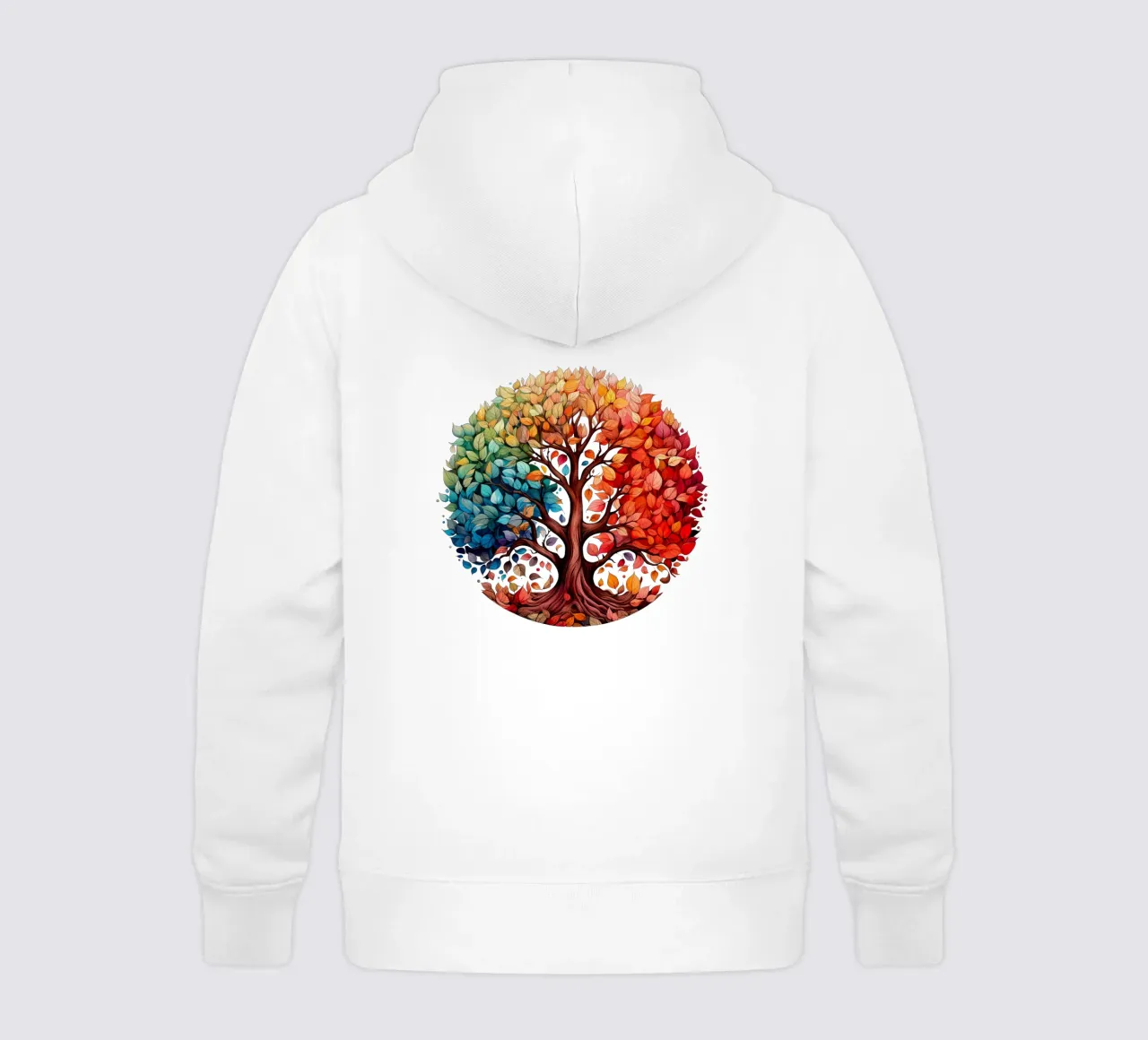 Albero della vita colorato felpa bambino con cappuccio da Spiritual Touch