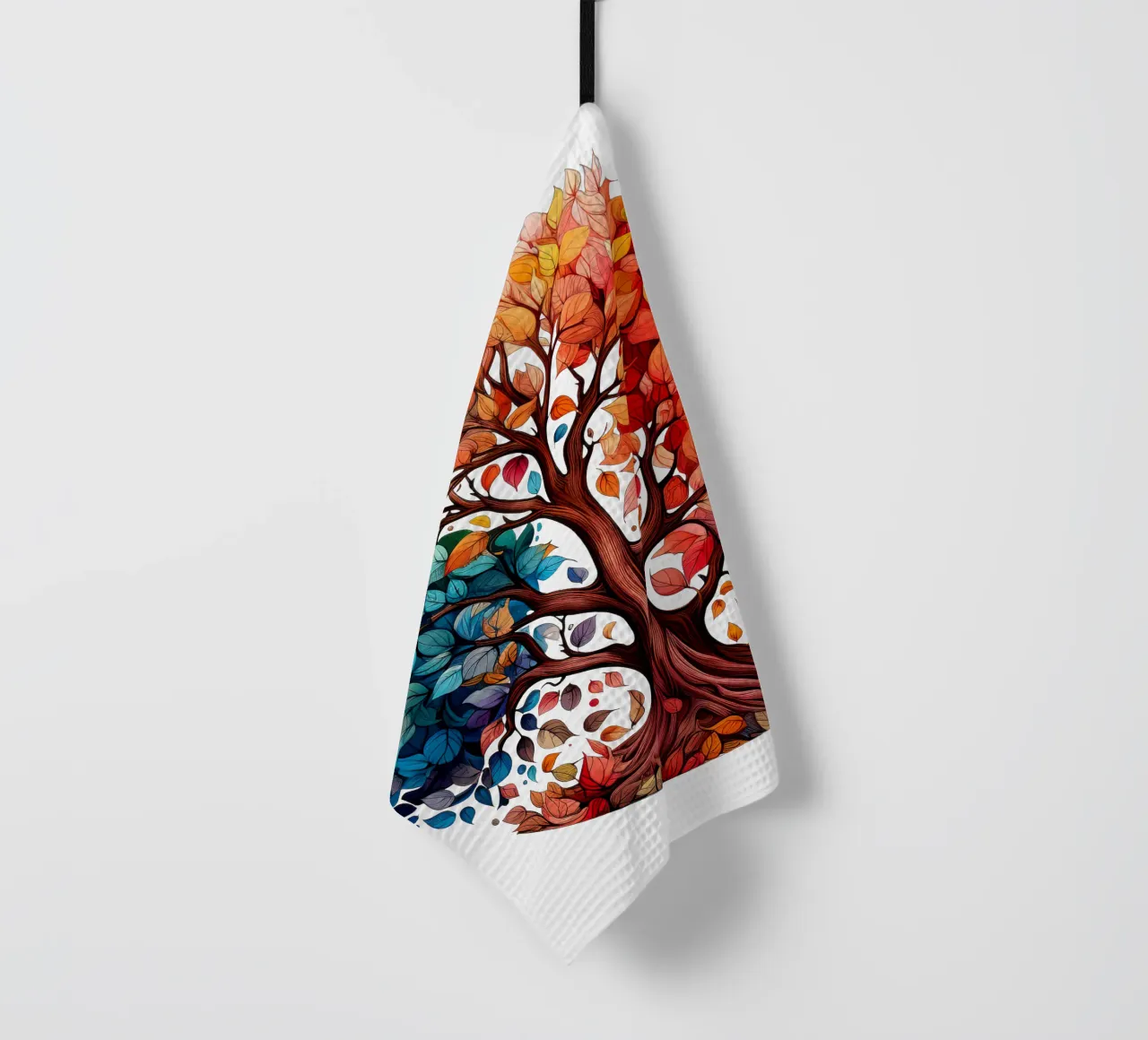 Albero della vita colorato canovaccio da cucina da Spiritual Touch
