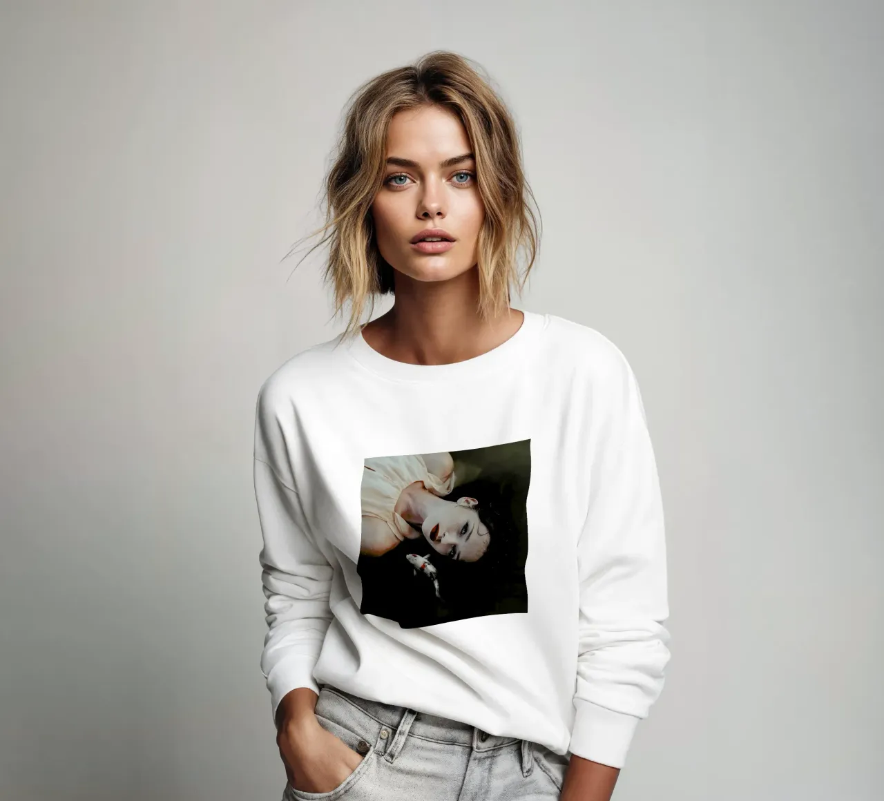 Girl Fish felpa da Jovana Rikalo
