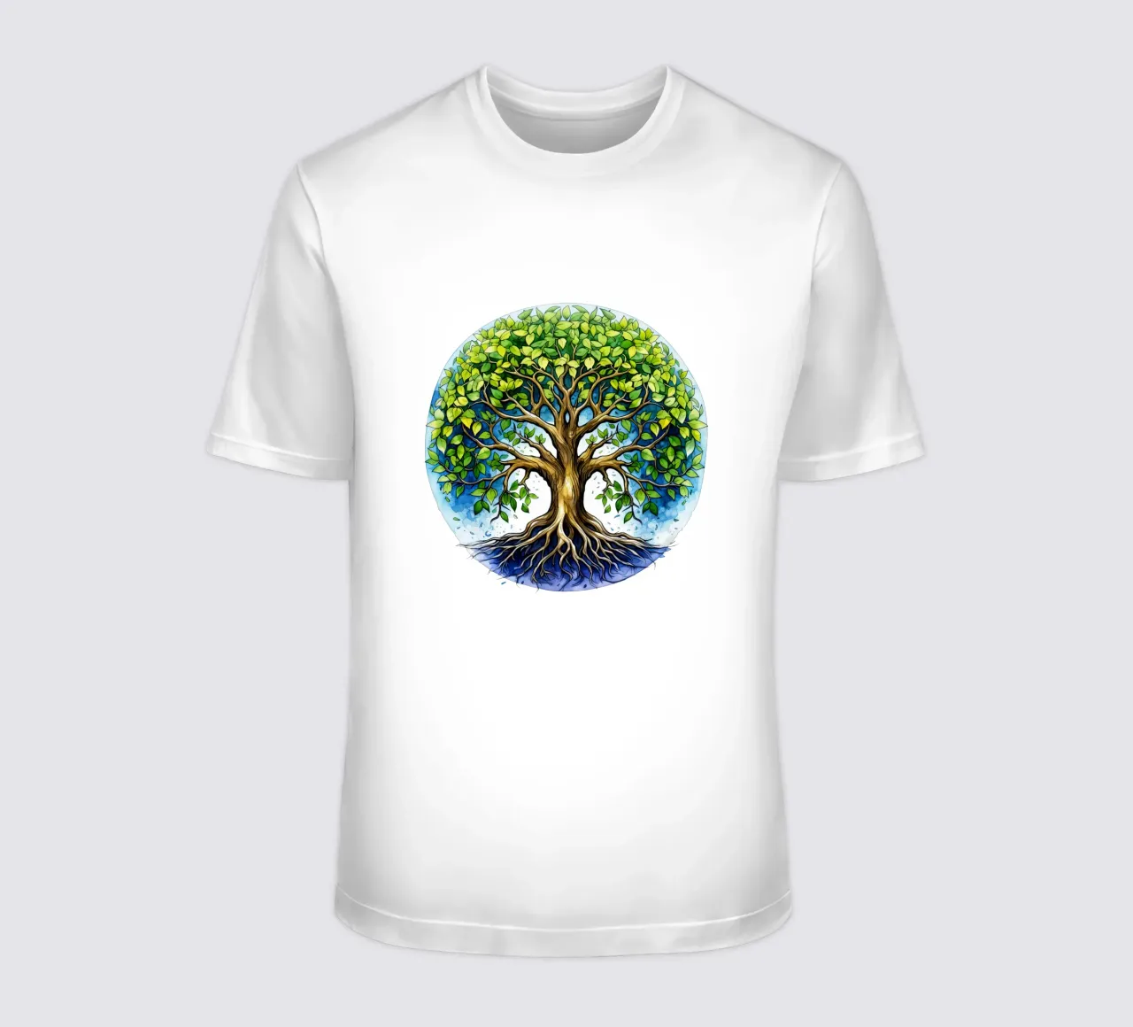 Albero della vita colorato t-shirt da Spiritual Touch