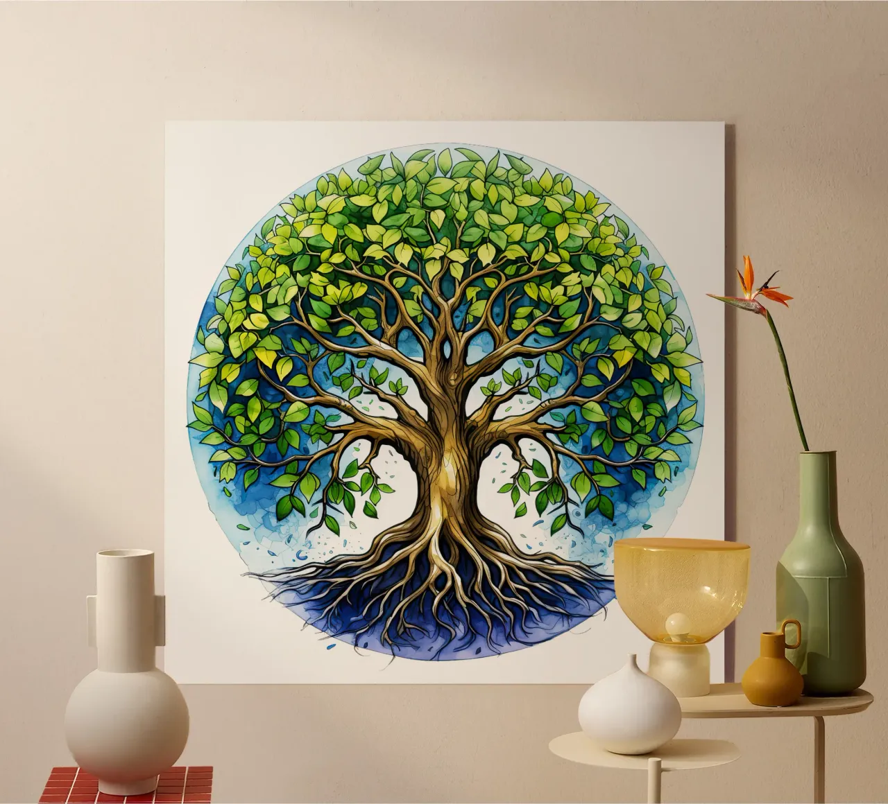Albero della vita colorato plexiglass da Spiritual Touch