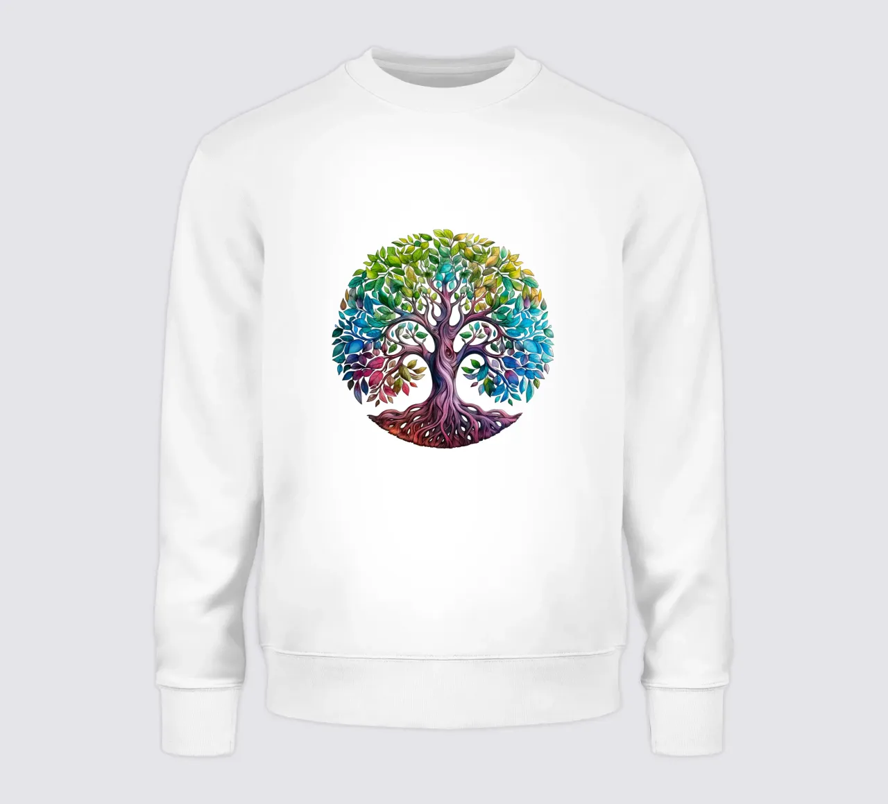 Albero della vita colorato felpa da Spiritual Touch