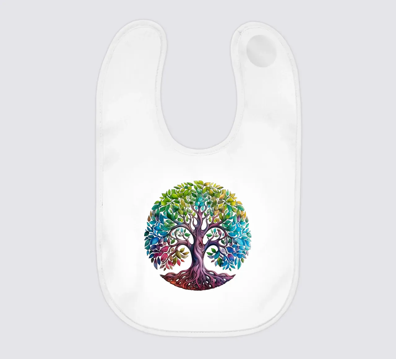Albero della vita colorato bavaglino da Spiritual Touch