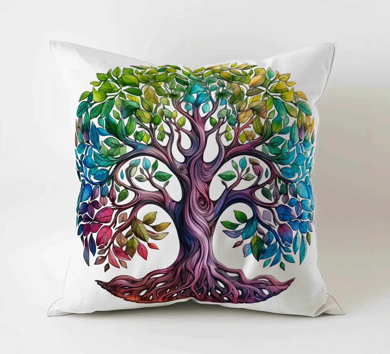 Albero della vita colorato cuscino da Spiritual Touch