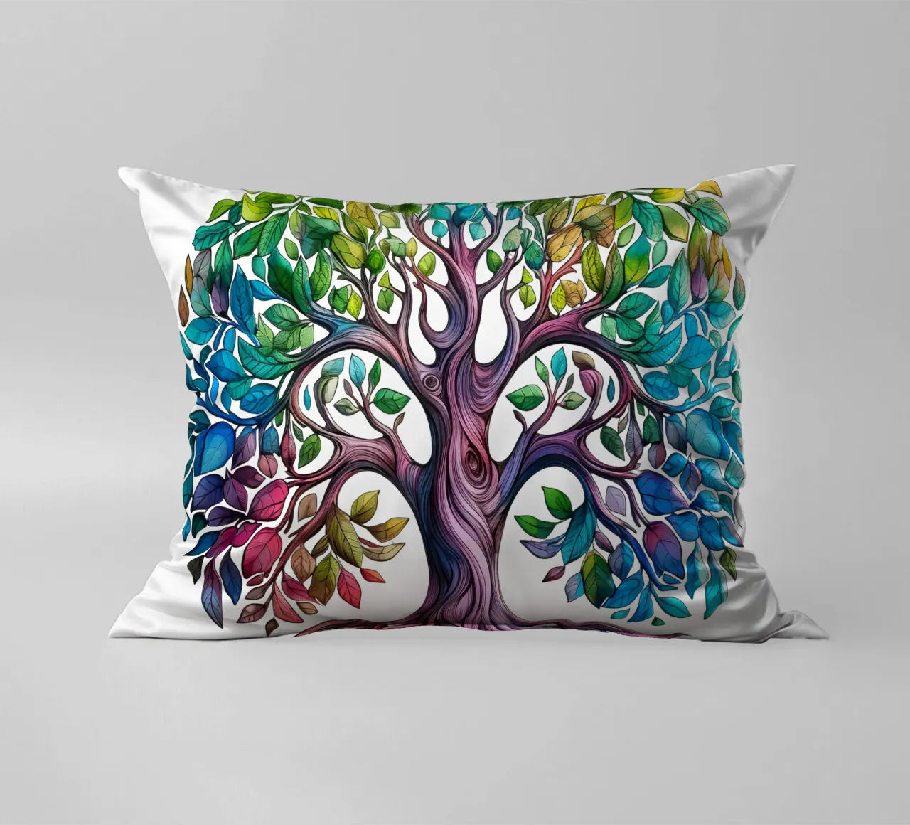Albero della vita colorato cuscino da Spiritual Touch