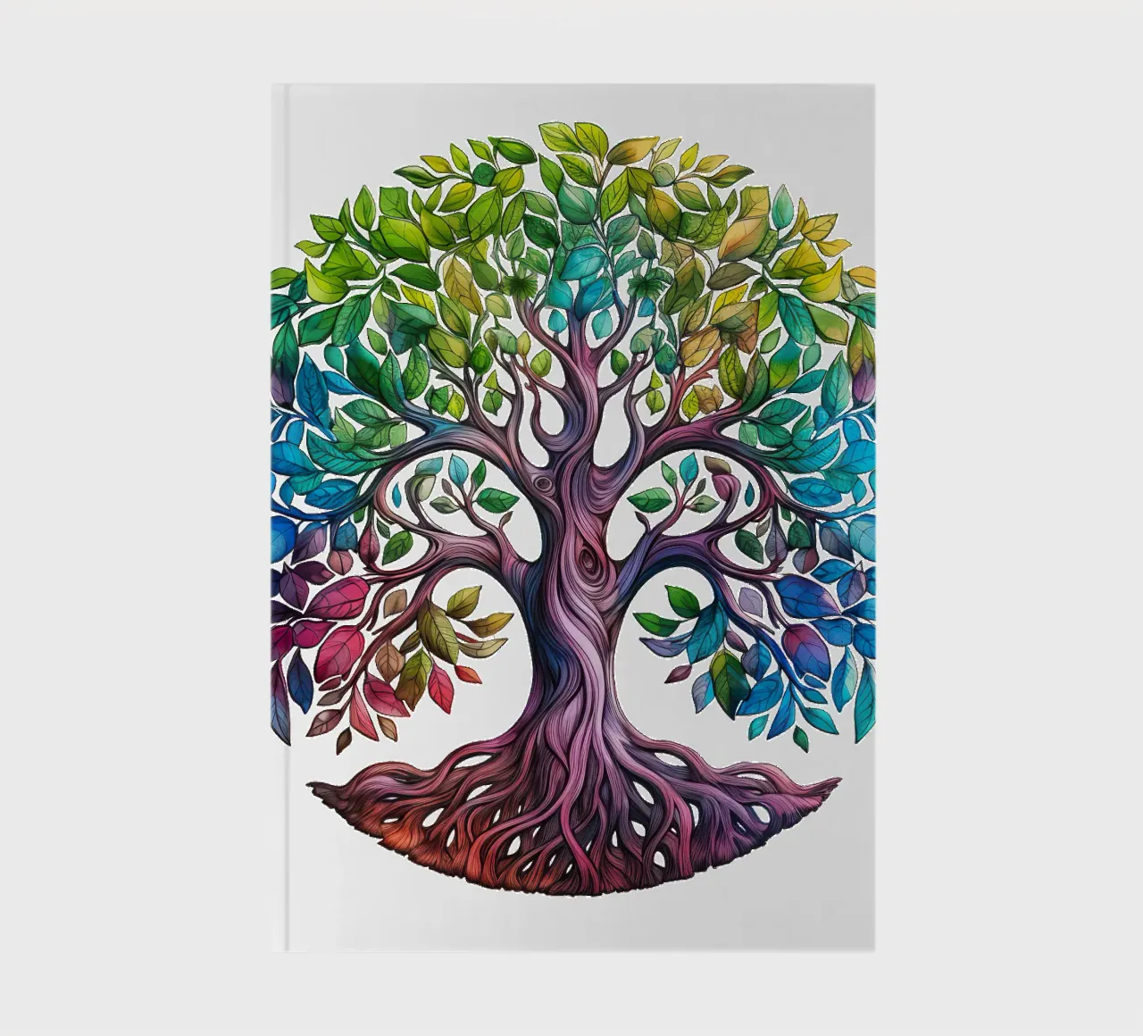Colorful Tree of Life notebook by Spiritual Touch
