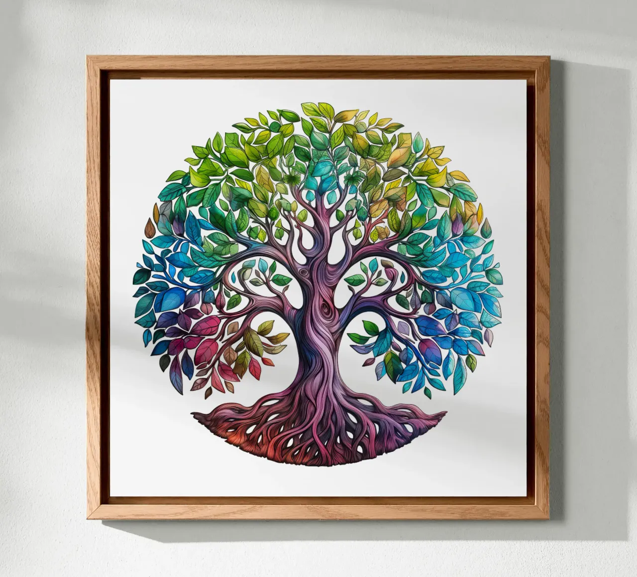 Albero della vita colorato alluminio dibond da Spiritual Touch