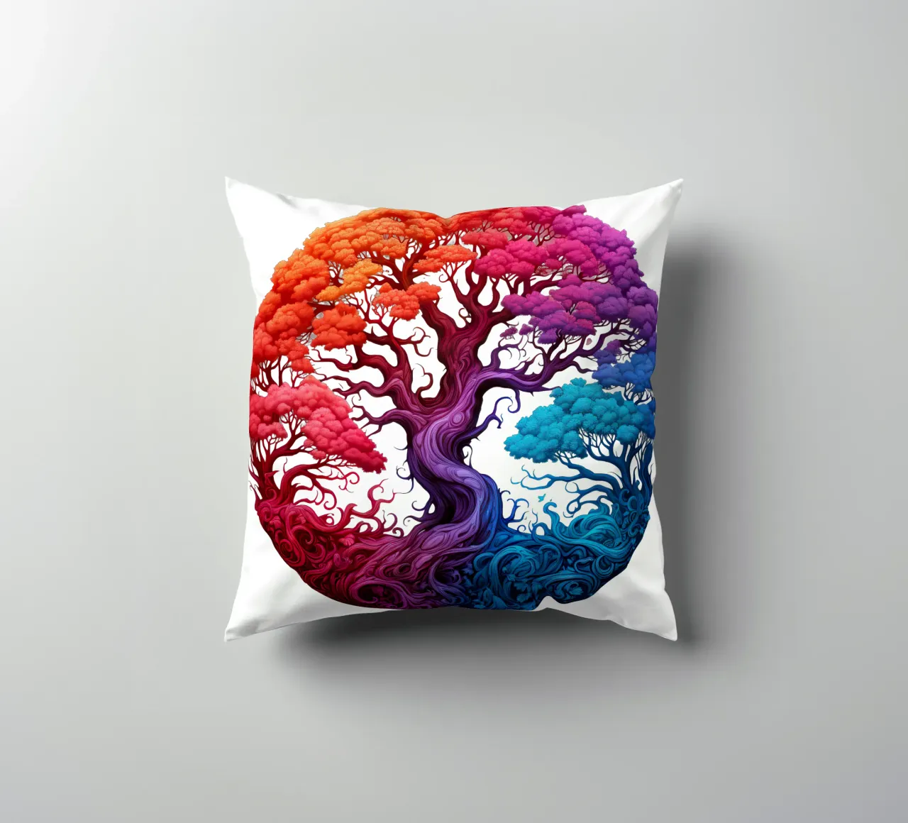 Albero della vita colorato cuscino da Spiritual Touch