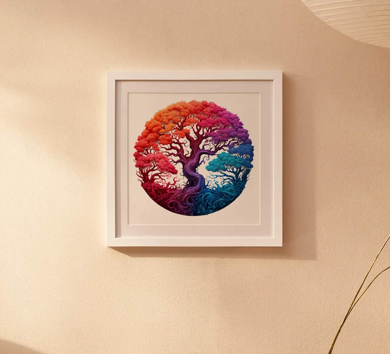 Albero della vita colorato carta hahnemühle da Spiritual Touch