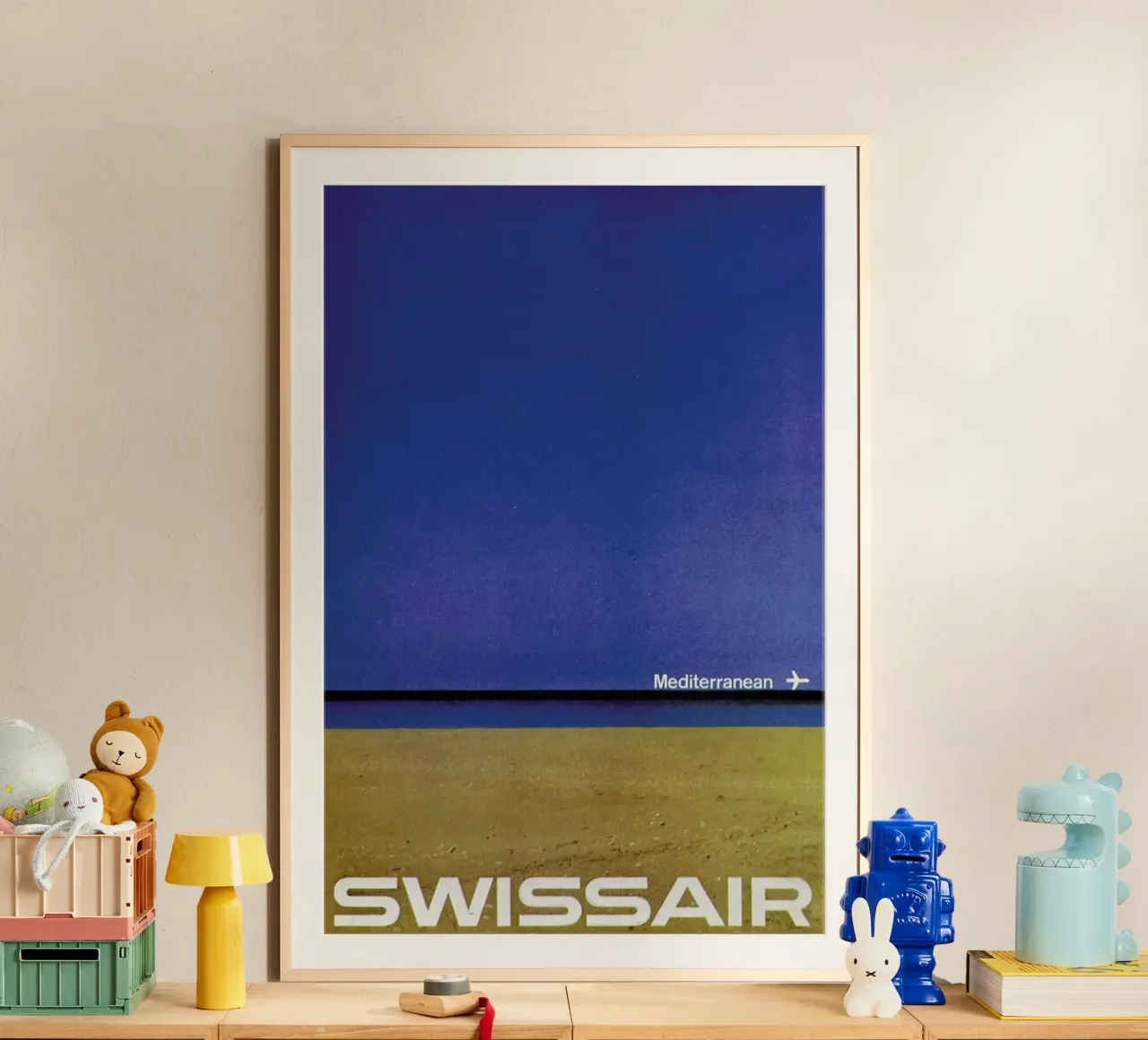 Space to Breathe poster con telaio in legno da Hemingway Design