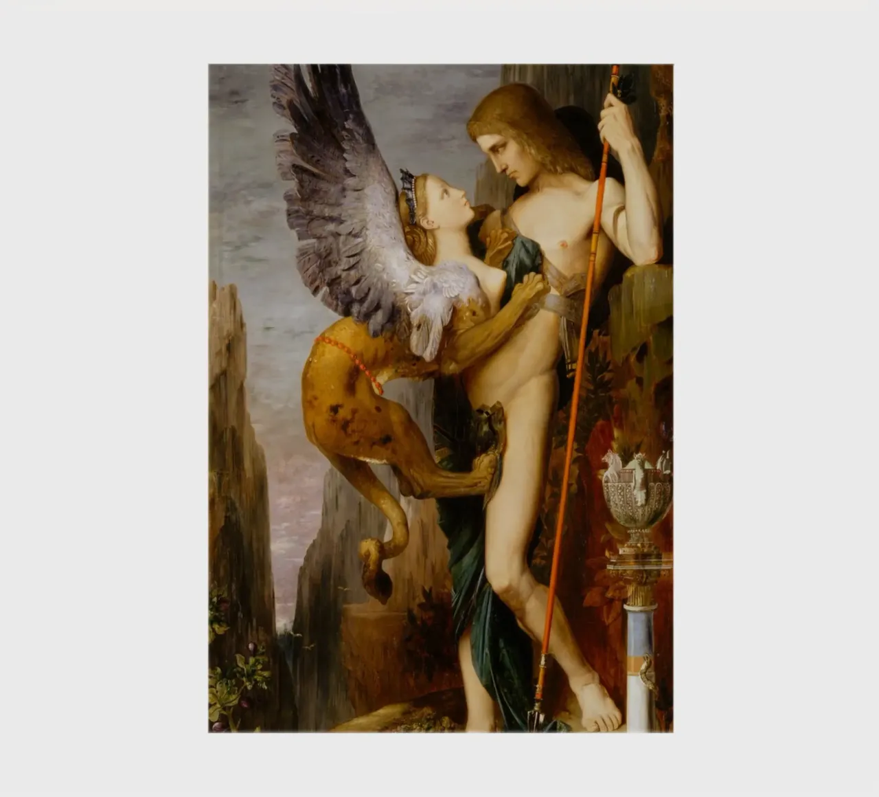 Gustave Moreau - Edipo e la Sfinge diario da Timeless Artworks
