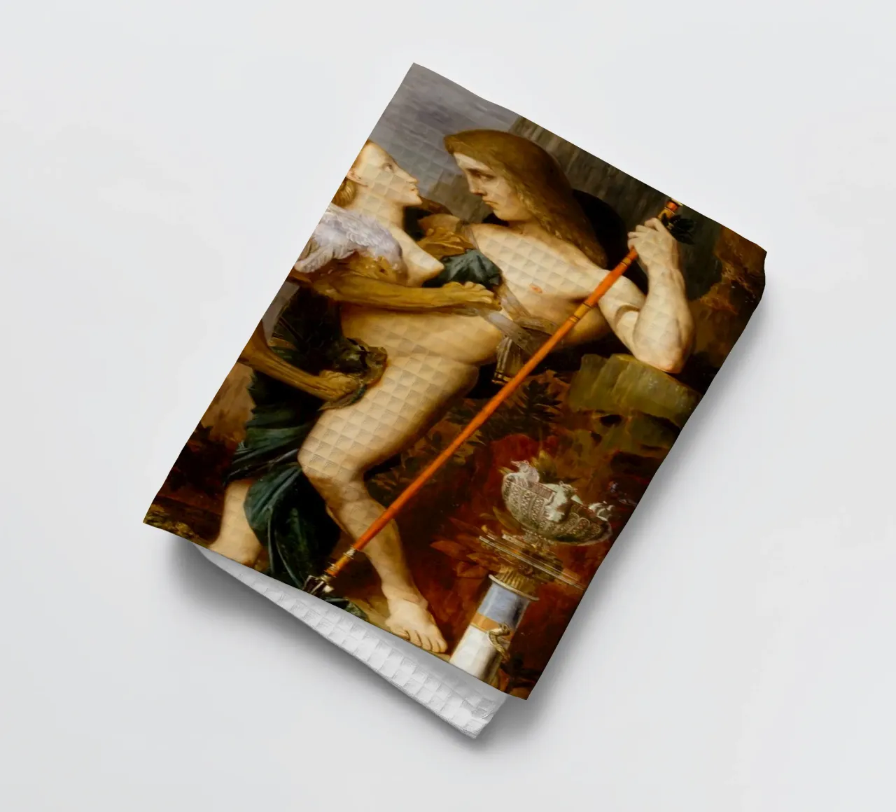 Gustave Moreau - Œdipe et le Sphinx torchon de Timeless Artworks