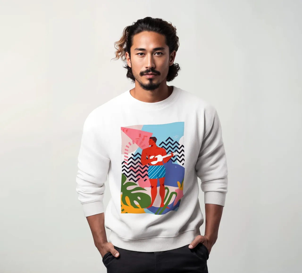 Guitar Player Abstract sweat de Demar Galleria