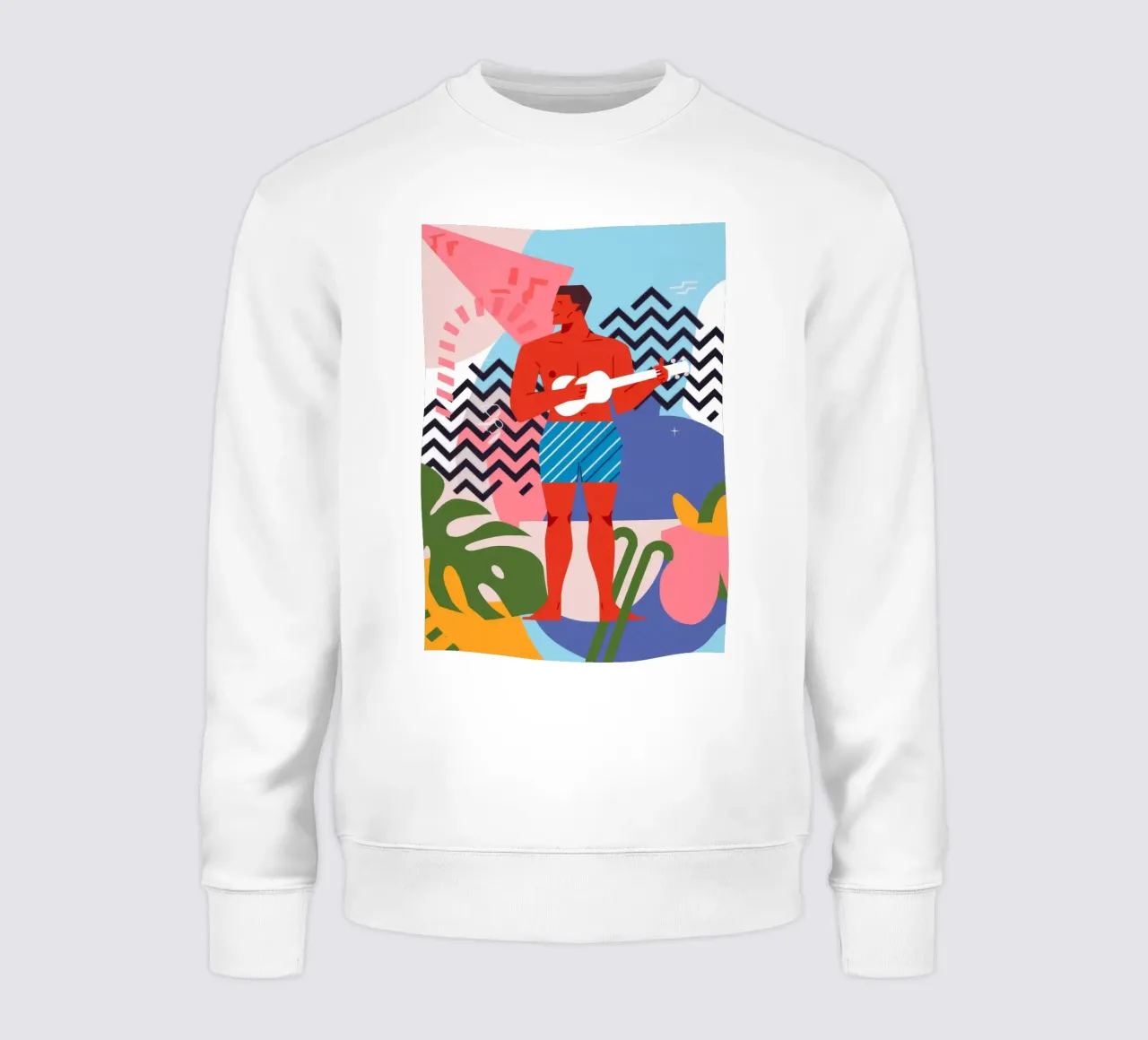 Guitar Player Abstract sweat de Demar Galleria