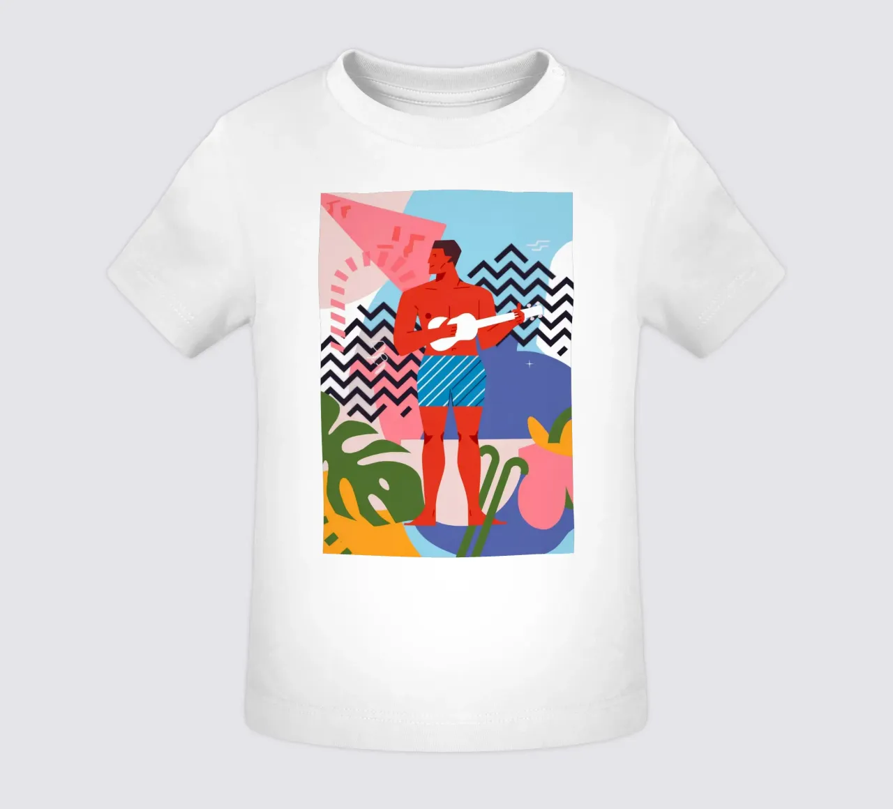 Resumen de Guitar Player camiseta de bebé de Demar Galleria
