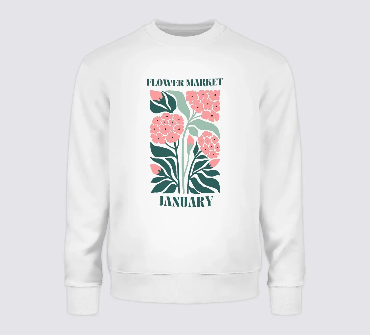 Segnalatore di fiori gennaio felpa da Kiroiharu