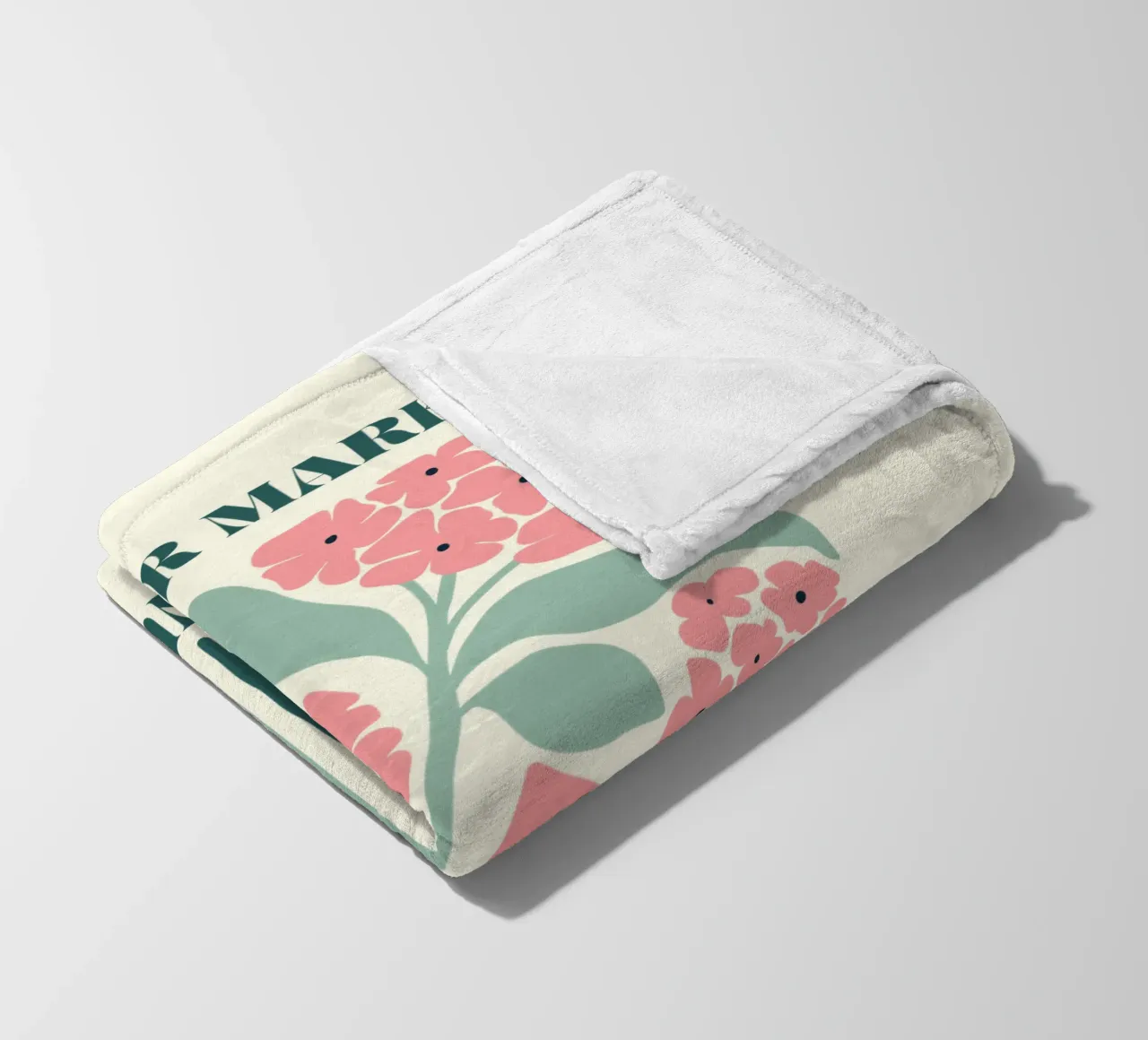 Segnalatore di fiori gennaio coperta in pile da Kiroiharu