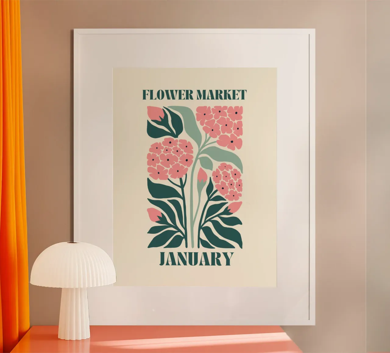Segnalatore di fiori gennaio carta hahnemühle da Kiroiharu