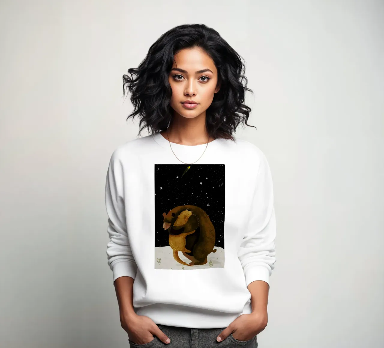 Hug Sweatshirt von Amalia Restrepo
