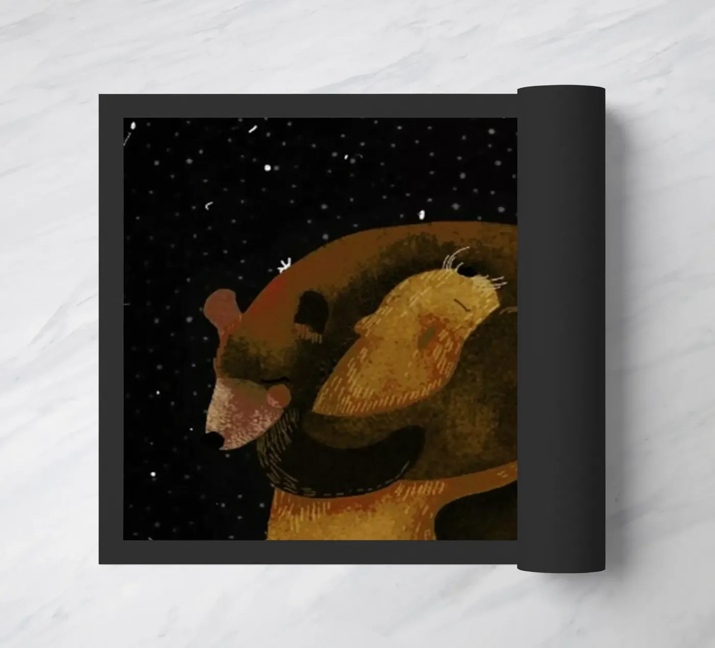 Hug doormat by Amalia Restrepo