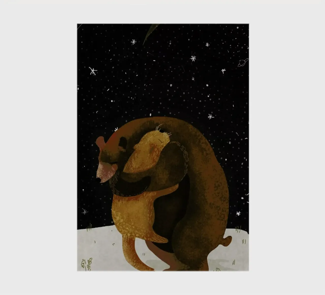 Hug notebook by Amalia Restrepo