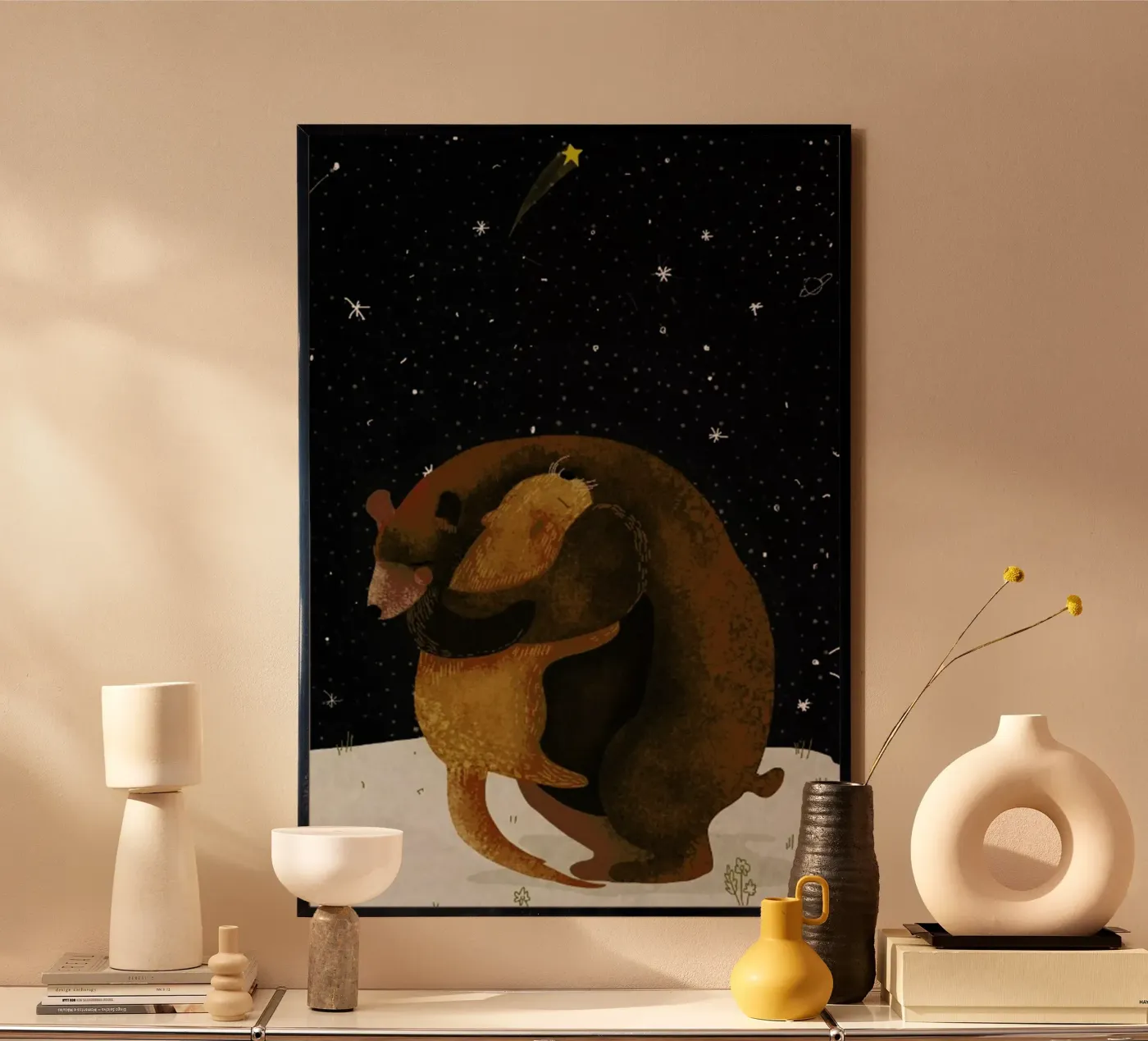 Hug poster de Amalia Restrepo