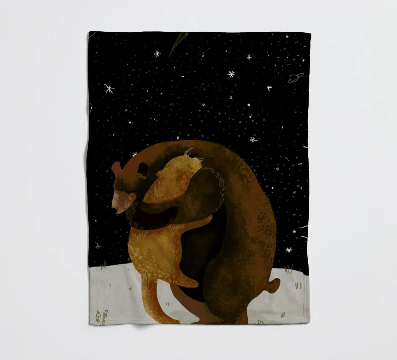 Hug Fleecedecke von Amalia Restrepo