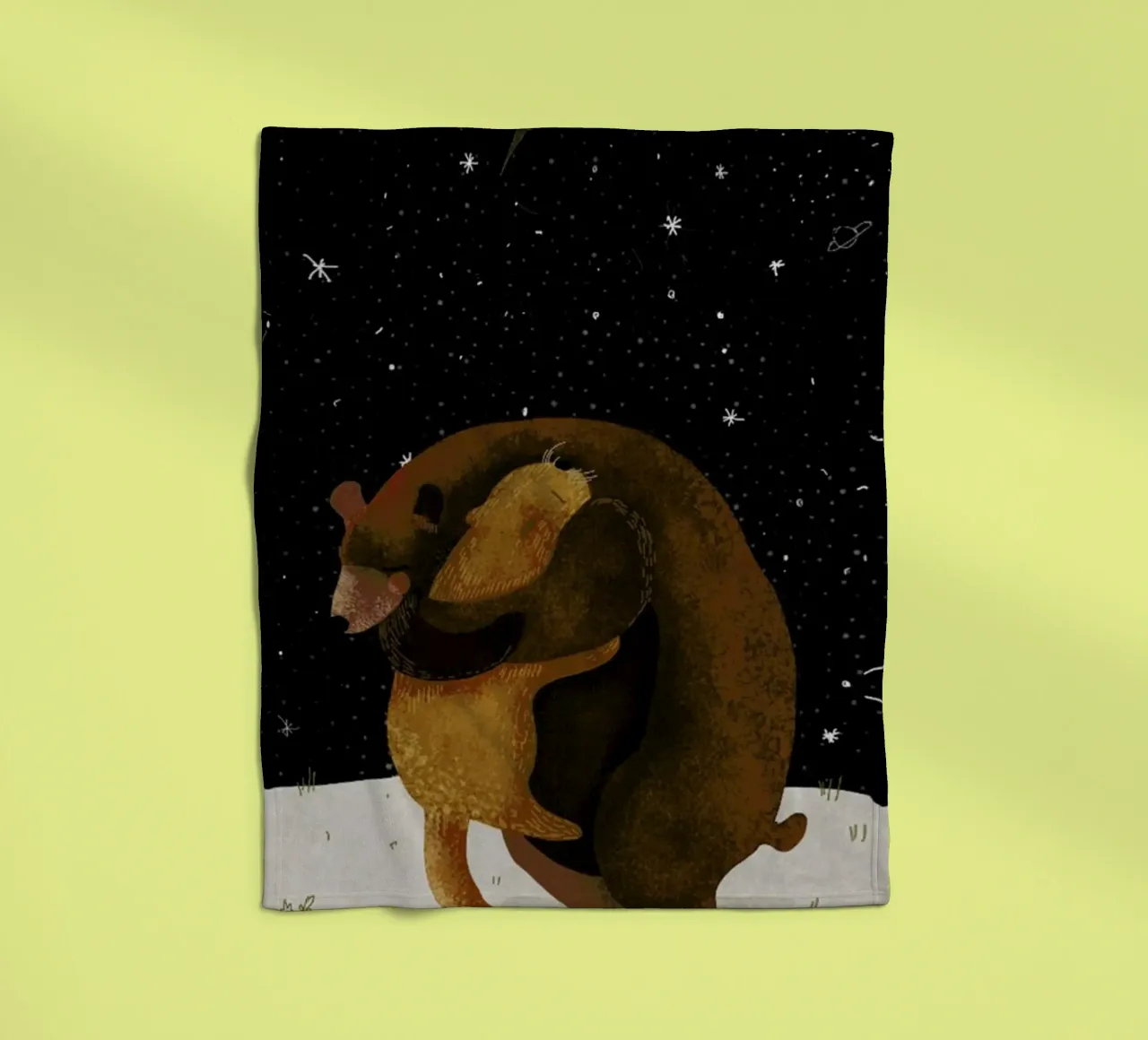 Hug Fleecedecke von Amalia Restrepo