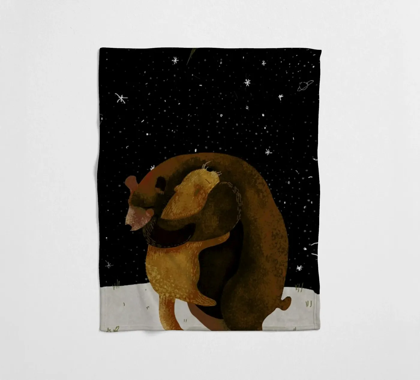 Hug Fleecedecke von Amalia Restrepo