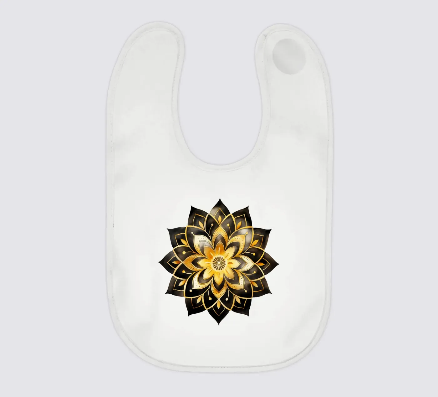 Black & Gold Mandala bavaglino da Spiritual Touch
