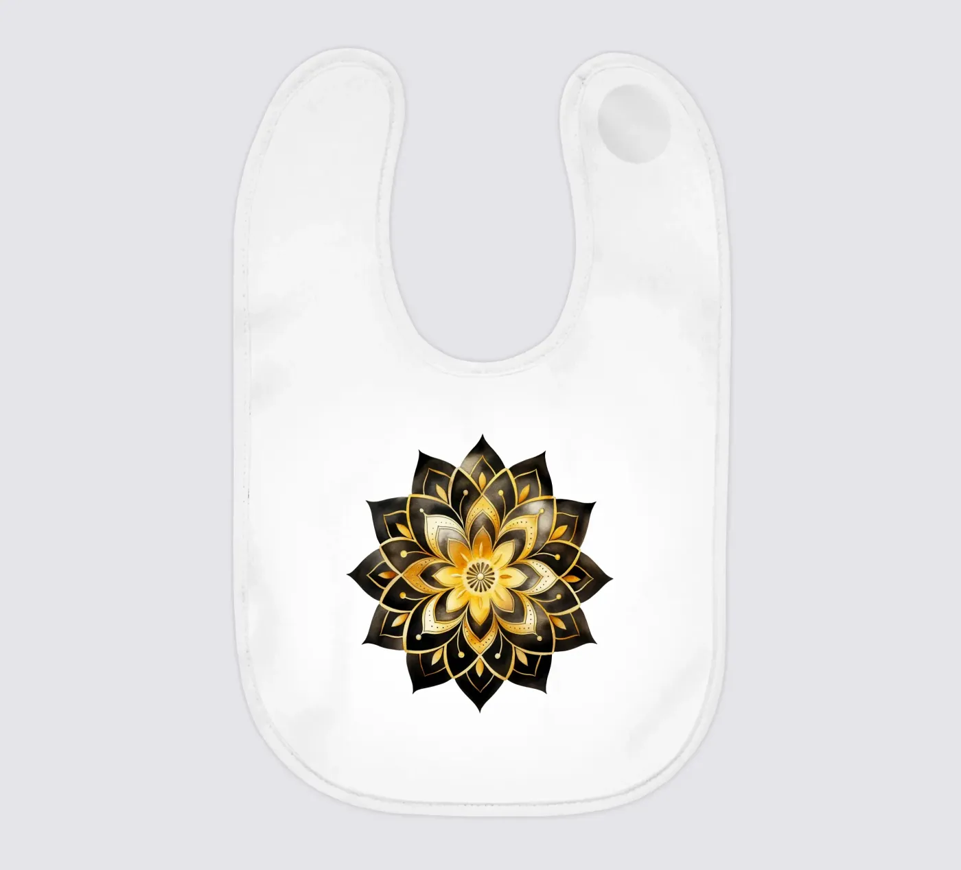 Black & Gold Mandala bavaglino da Spiritual Touch