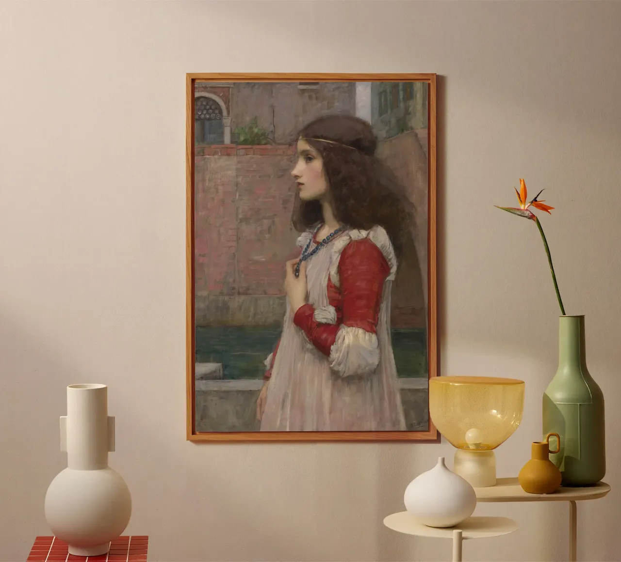 John William Waterhouse - Julia Forex-Platte von Timeless Artworks