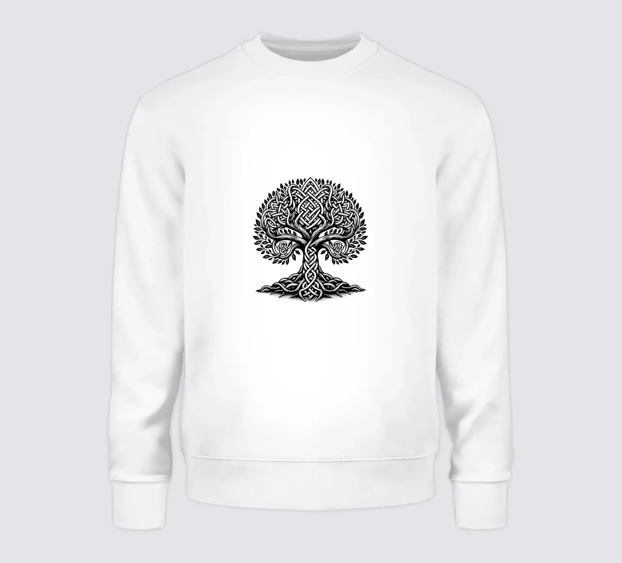 Albero della vita in bianco e nero felpa da Spiritual Touch
