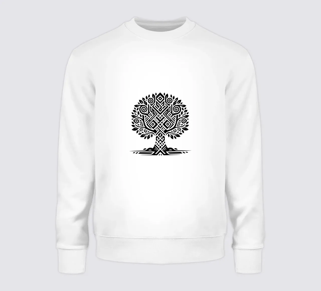 Albero della vita in bianco e nero felpa da Spiritual Touch