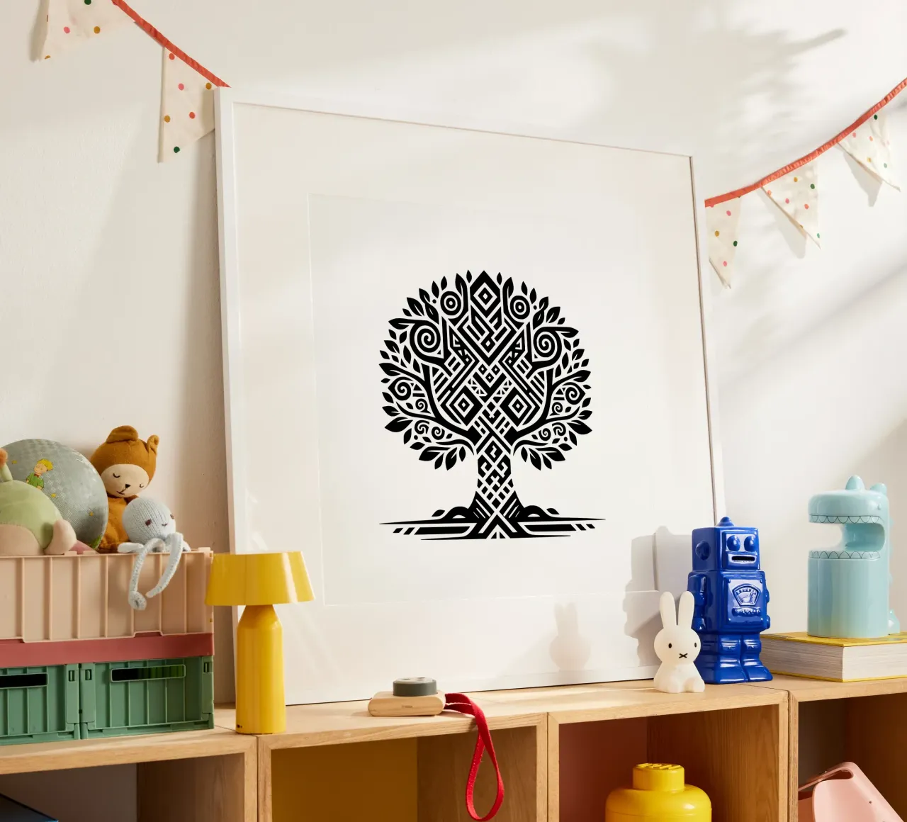 Albero della vita in bianco e nero carta hahnemühle da Spiritual Touch