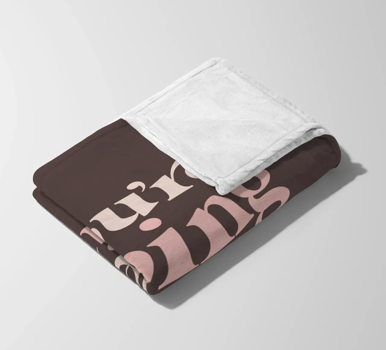 Stampa tipografica divertente You're Doing Great Bitch coperta in pile da THE MOTIVATED TYPE