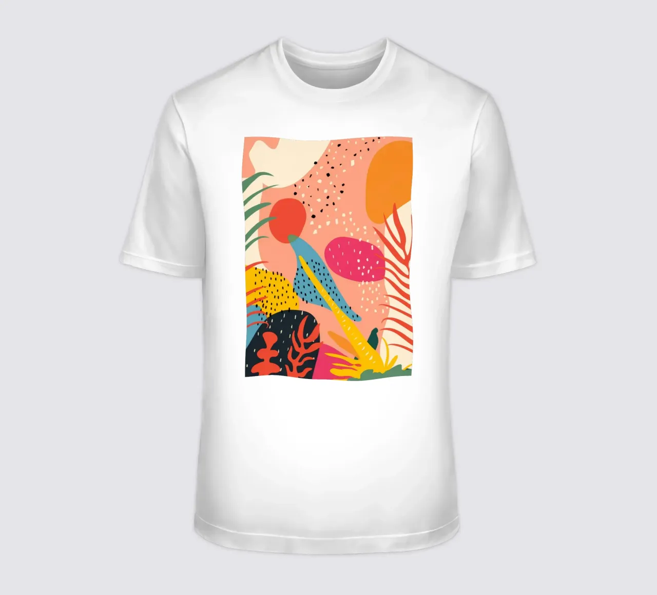 Paesaggio astratto colorato t-shirt da Demar Galleria