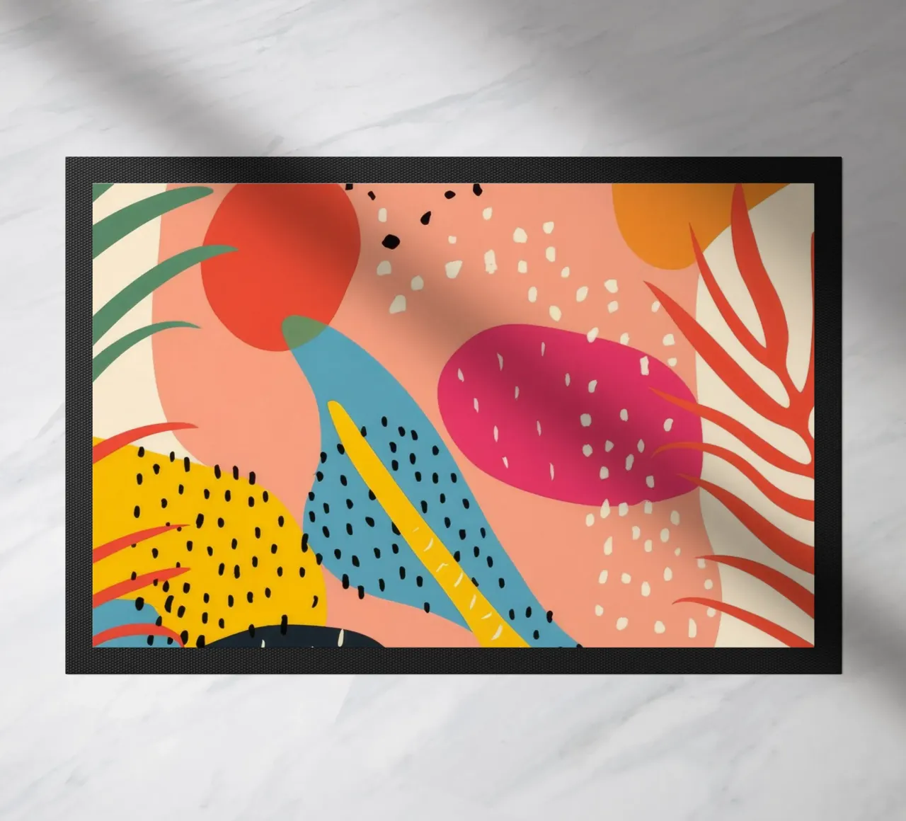 Paesaggio astratto colorato zerbino da Demar Galleria
