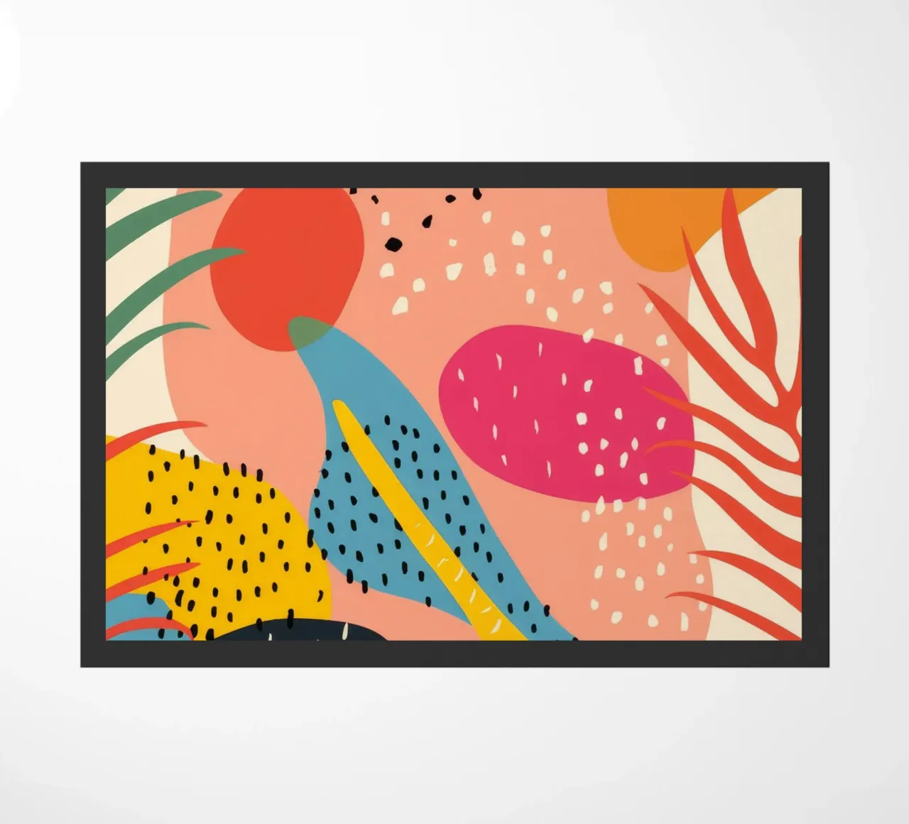 Paesaggio astratto colorato zerbino da Demar Galleria
