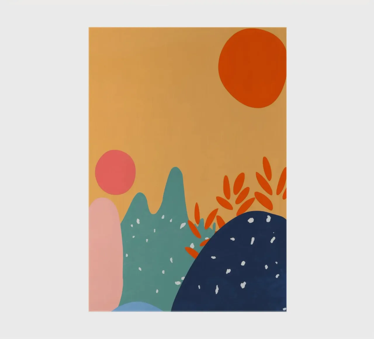 Abstract Sun Shapes notebook by Demar Galleria