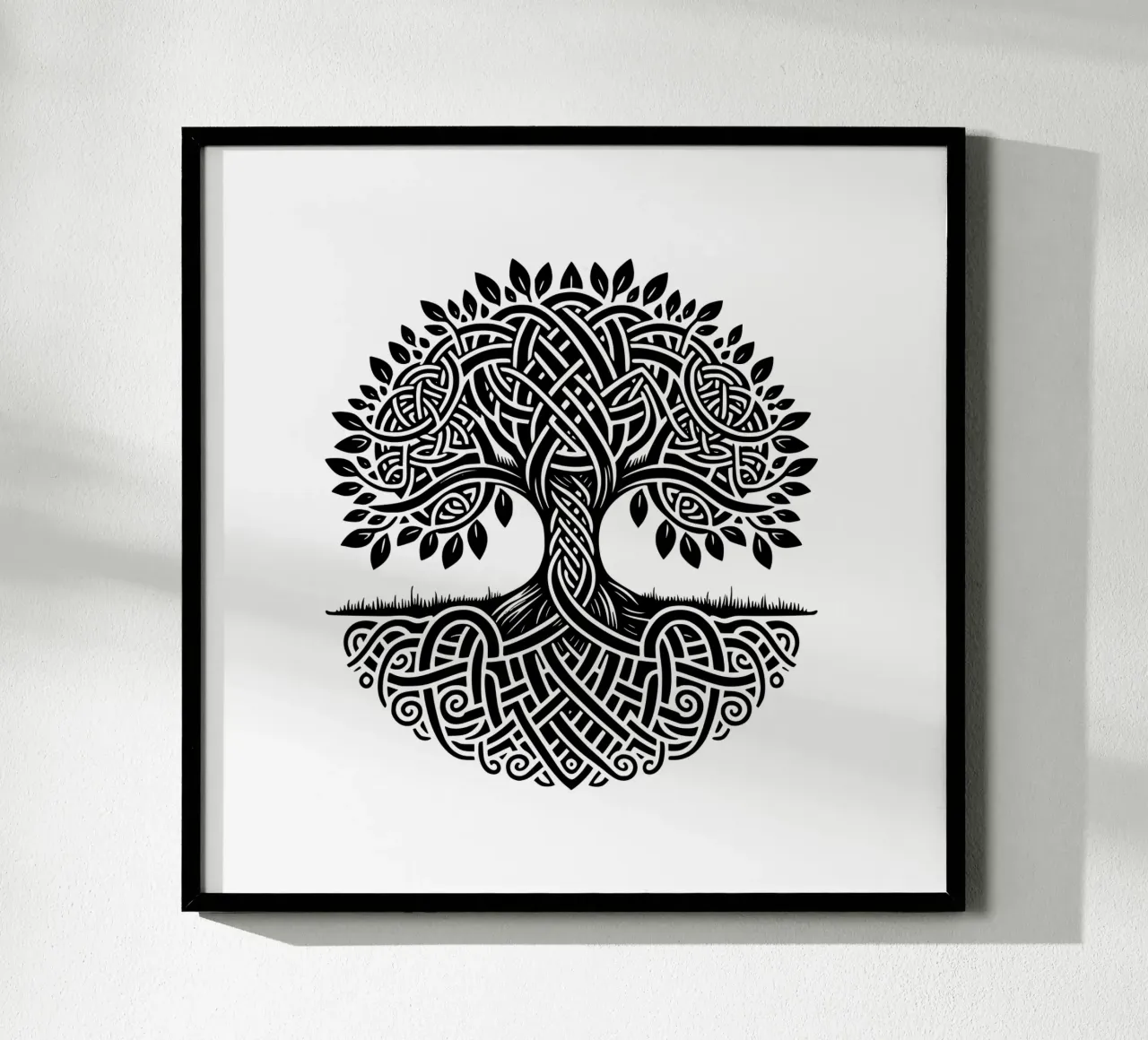 Albero della vita in bianco e nero carta hahnemühle da Spiritual Touch