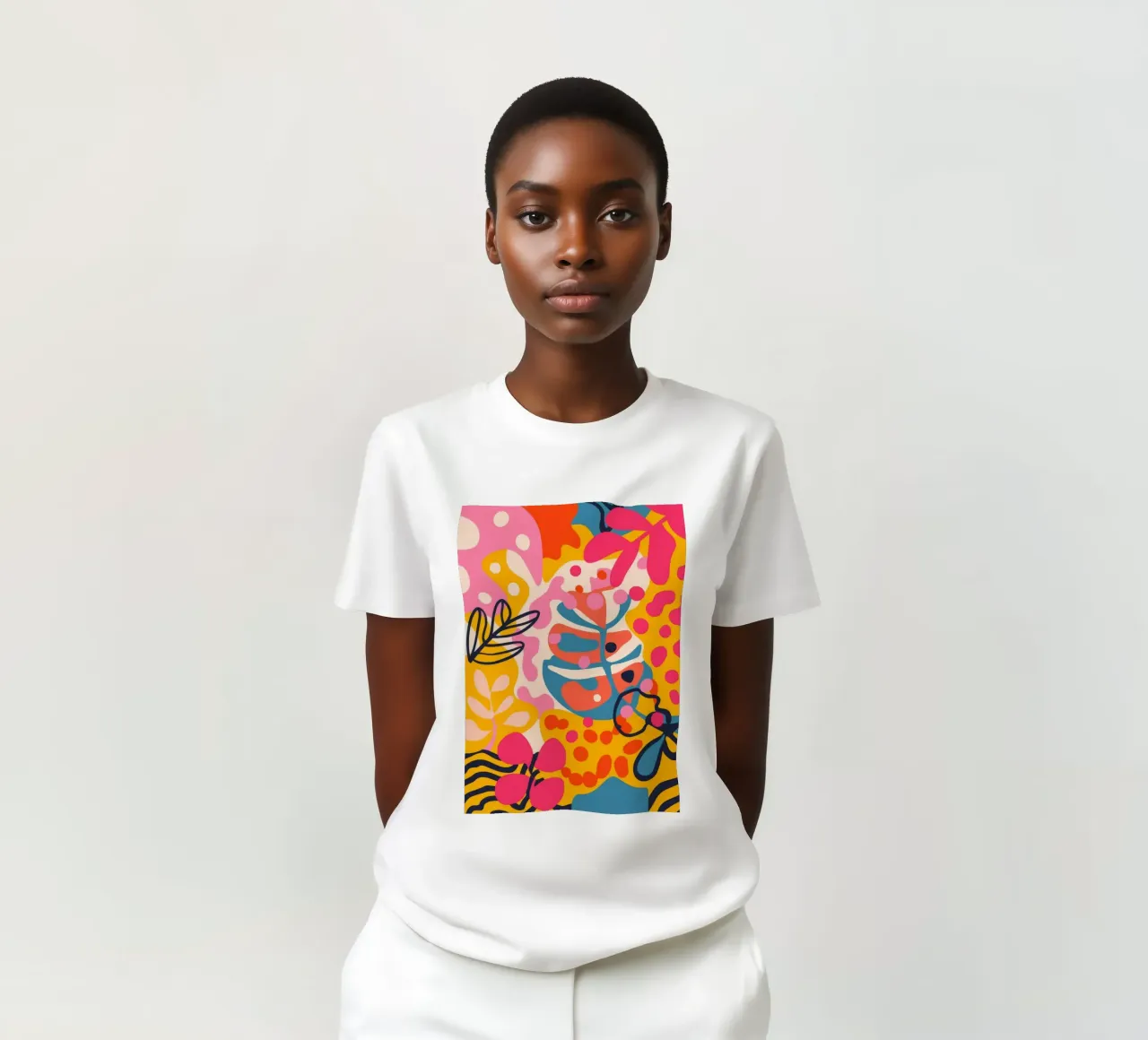 Natura astratta colorata t-shirt da Demar Galleria