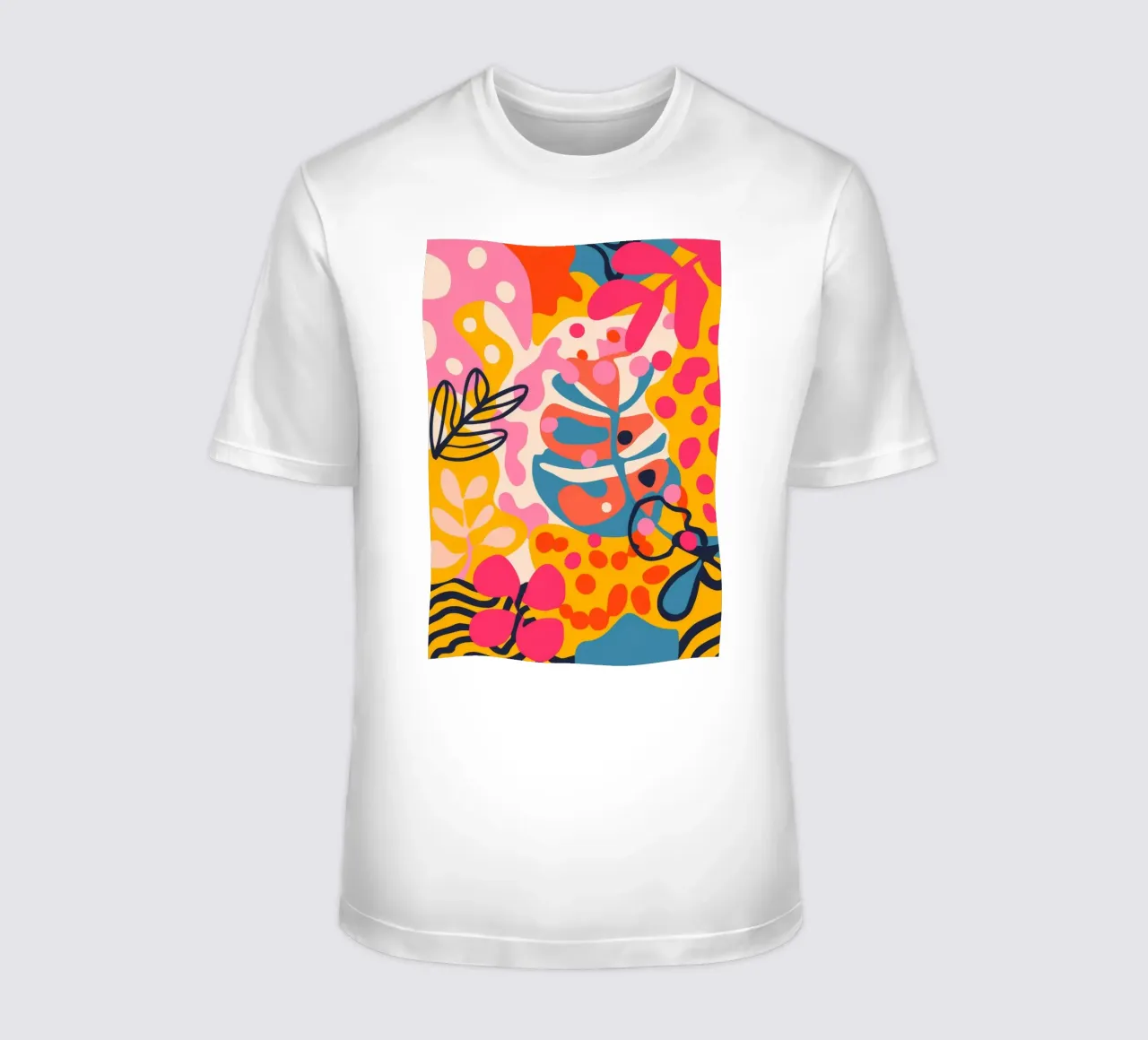 Natura astratta colorata t-shirt da Demar Galleria