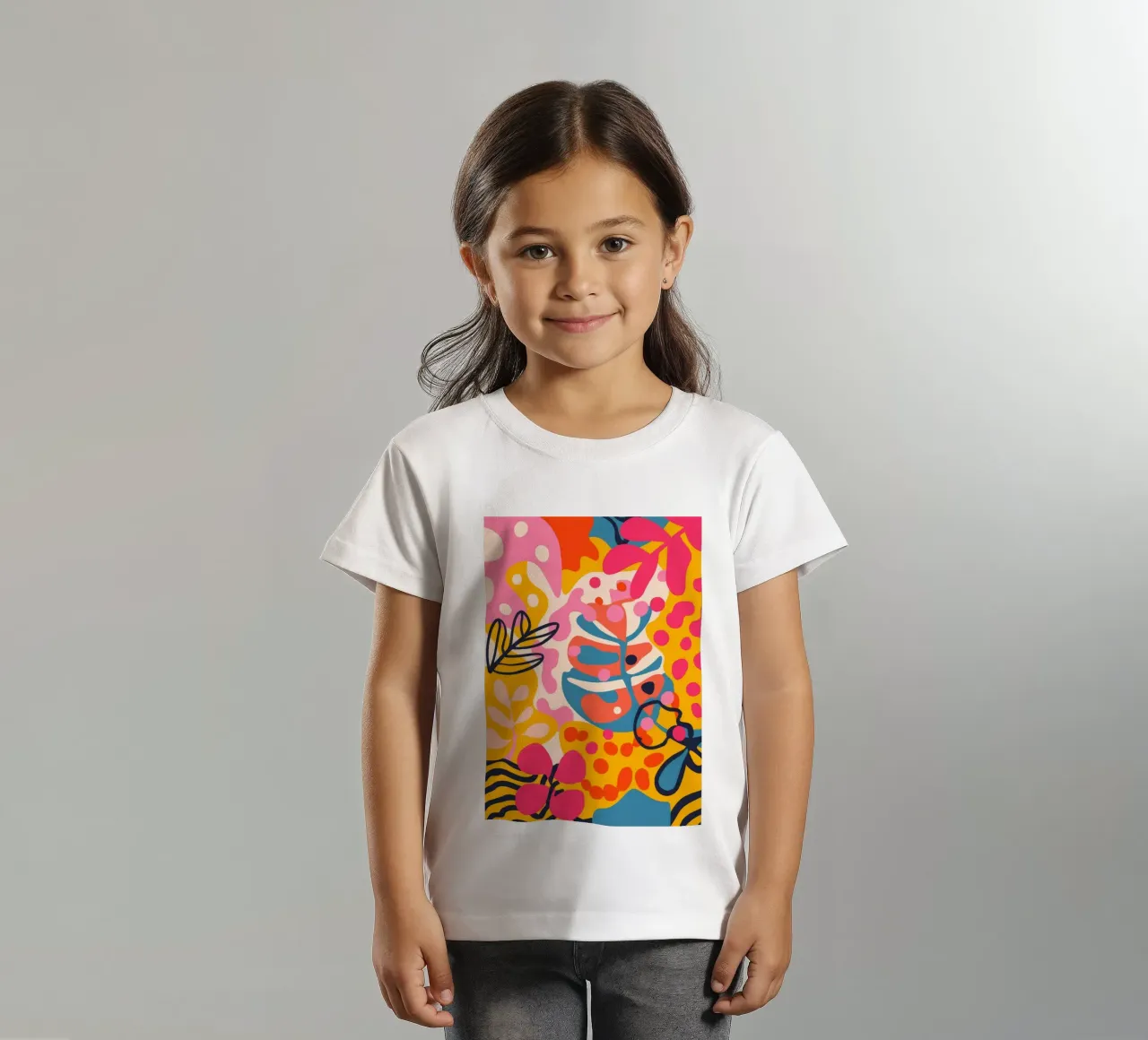 Colorful Abstract Nature kids t-shirt by Demar Galleria