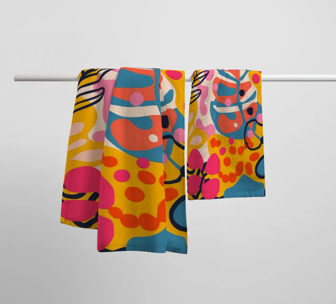 Natura astratta colorata asciugamano da bagno da Demar Galleria