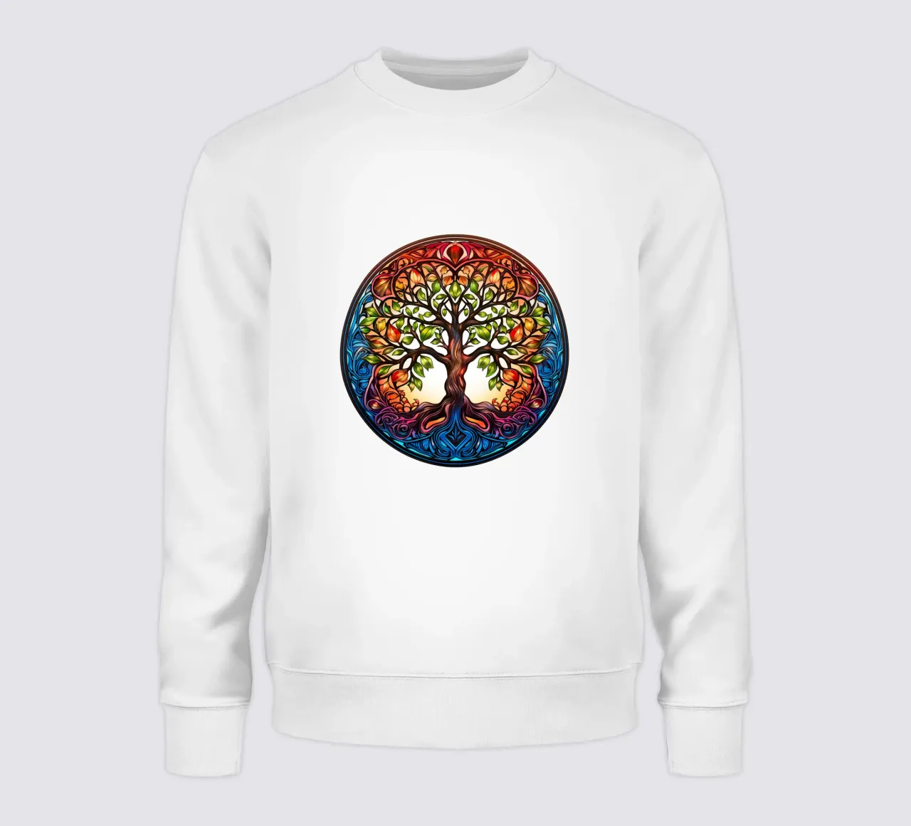 Albero della vita colorato felpa da Spiritual Touch