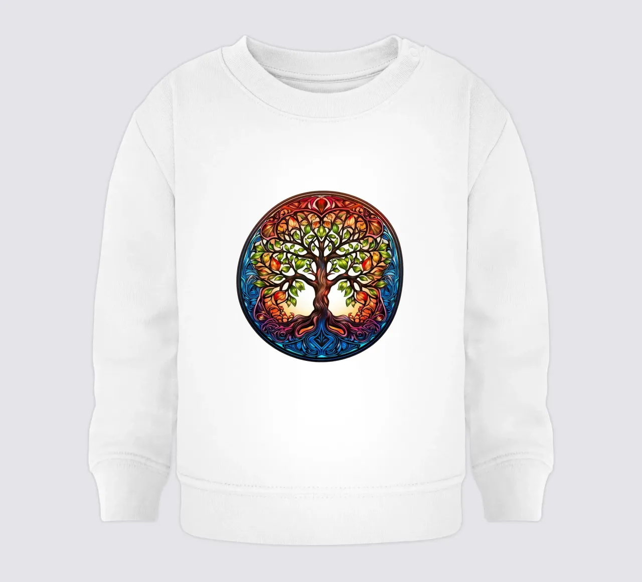 Albero della vita colorato felpa neonato da Spiritual Touch